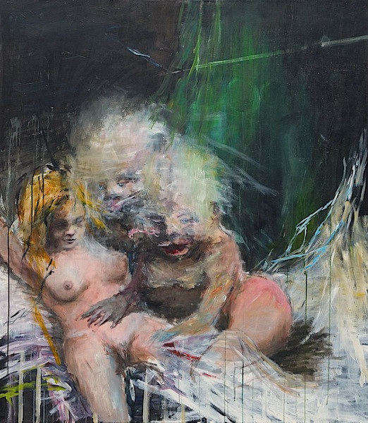 Alexander König: Bild der Ersten vor dem Morgen, 2014 
Acryl und Öl auf Leinwand, 150 x 130 cm

